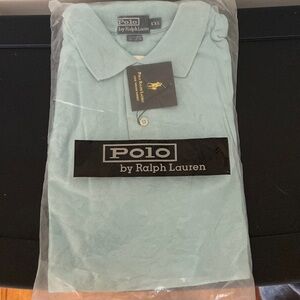NEW Light Blue Ralph Lauren POLO Shirt Men's Short Sleeve Sz. Various